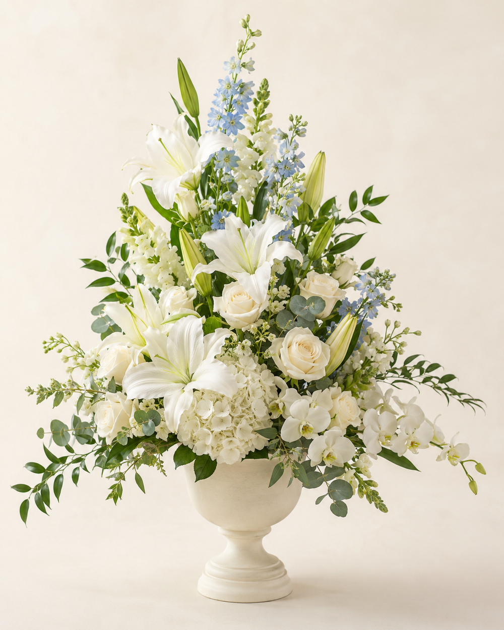 Elegant funeral flower tribute for delivery in Gwinnett County