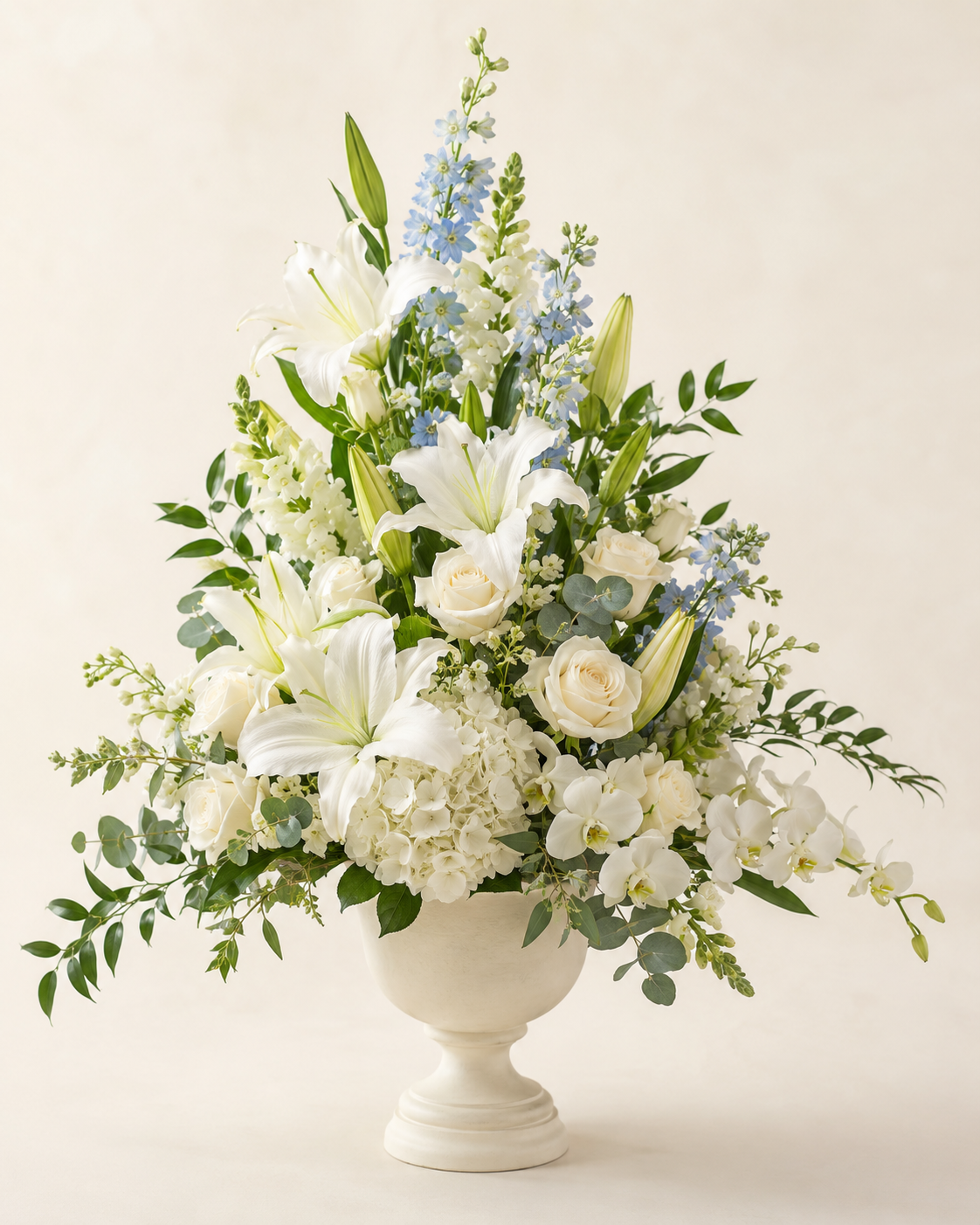 Elegant funeral flower tribute for delivery in Gwinnett County