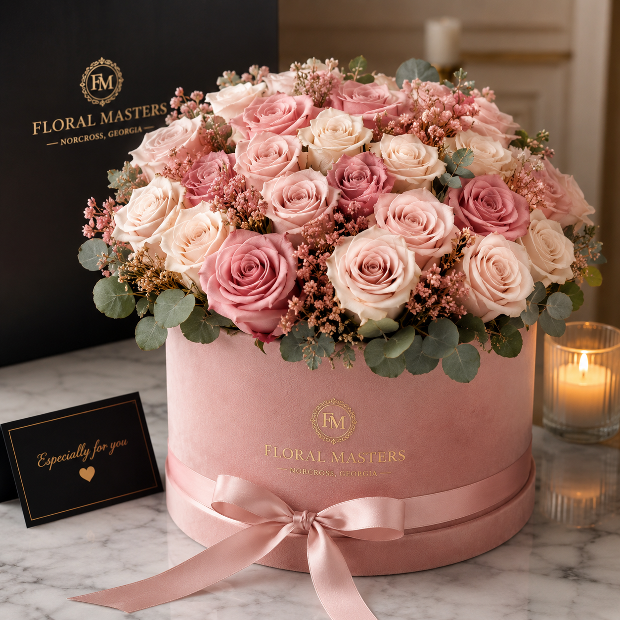 Luxury signature flower arrangement by Floral Masters in Norcross GA