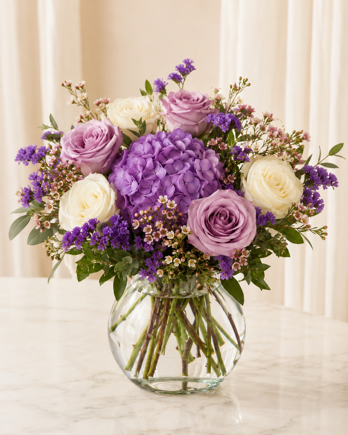 Colorful mixed flower bouquet by Floral Masters
