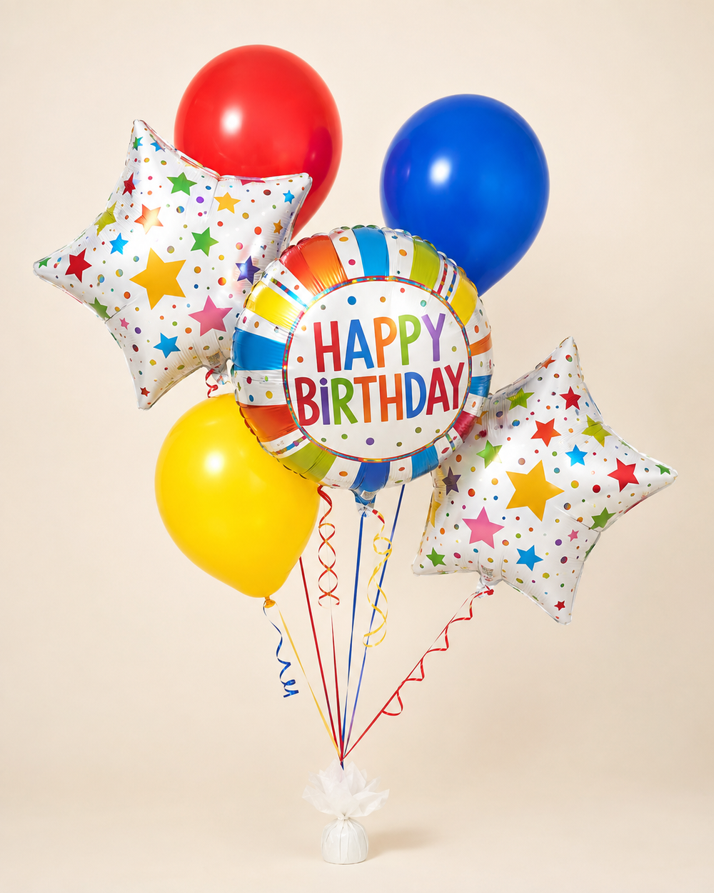 Birthday Brights Balloon Bouquet standard - balloon delivery in Norcross GA