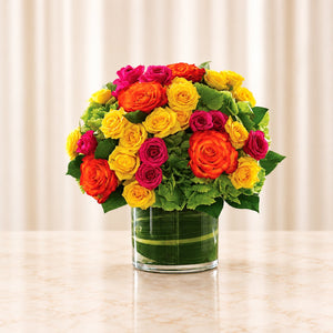Blossoms in Vogue — original catalog lifestyle photo, Standard arrangement shown in a room setting