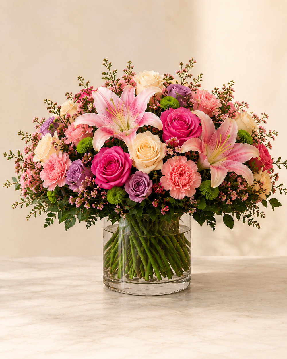 Blush Beauty floral arrangement by Floral Masters