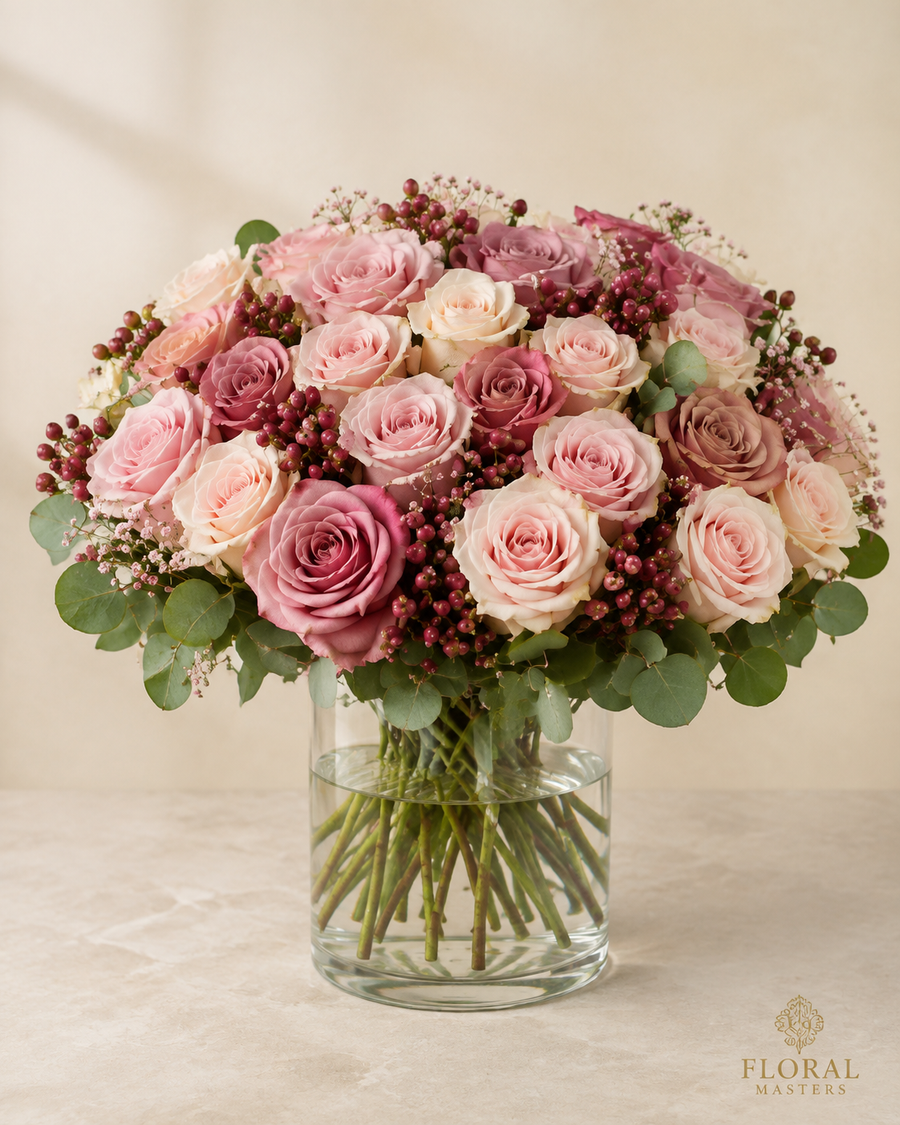 Blush Elegance Vase