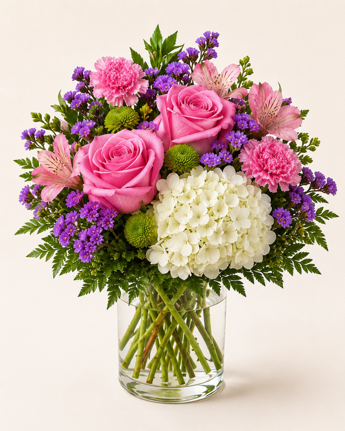 Blushing Hydrangea Bouquet