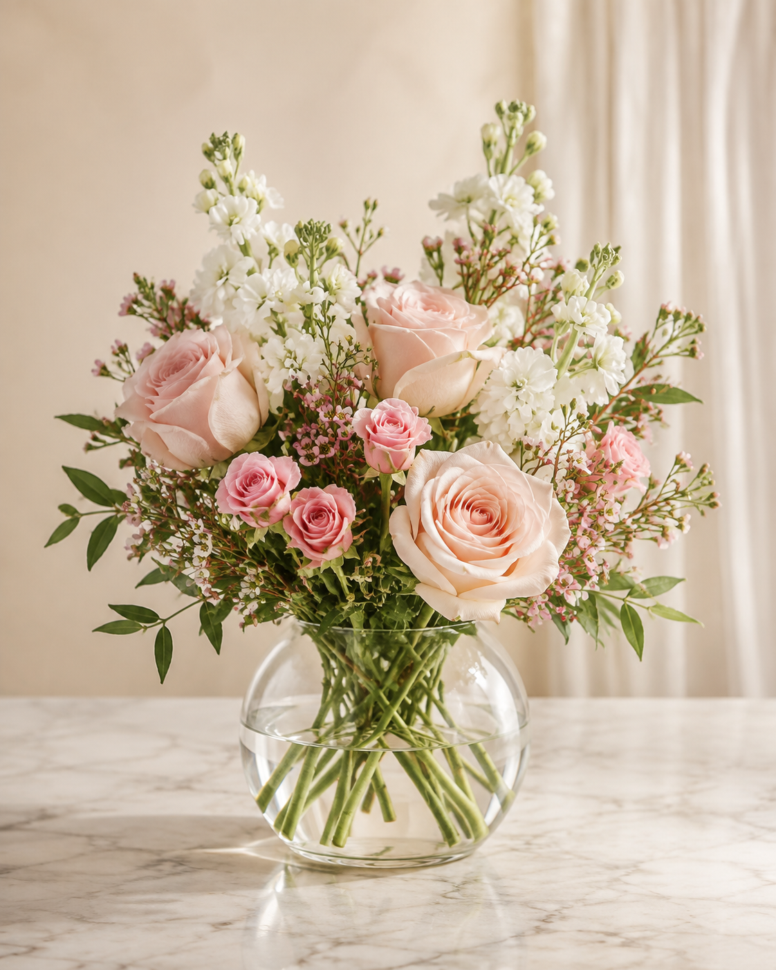 Blushing Melody Bouquet - Standard