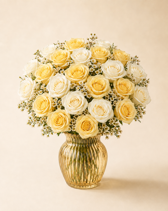 Buttercream Rose Arrangement