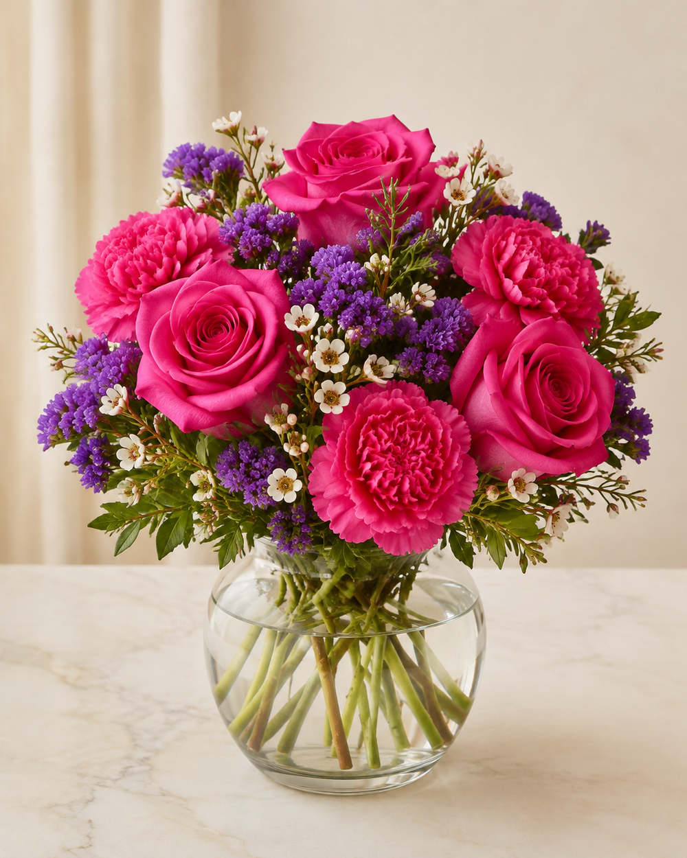 Dance in Fuchsia Bouquet - Standard