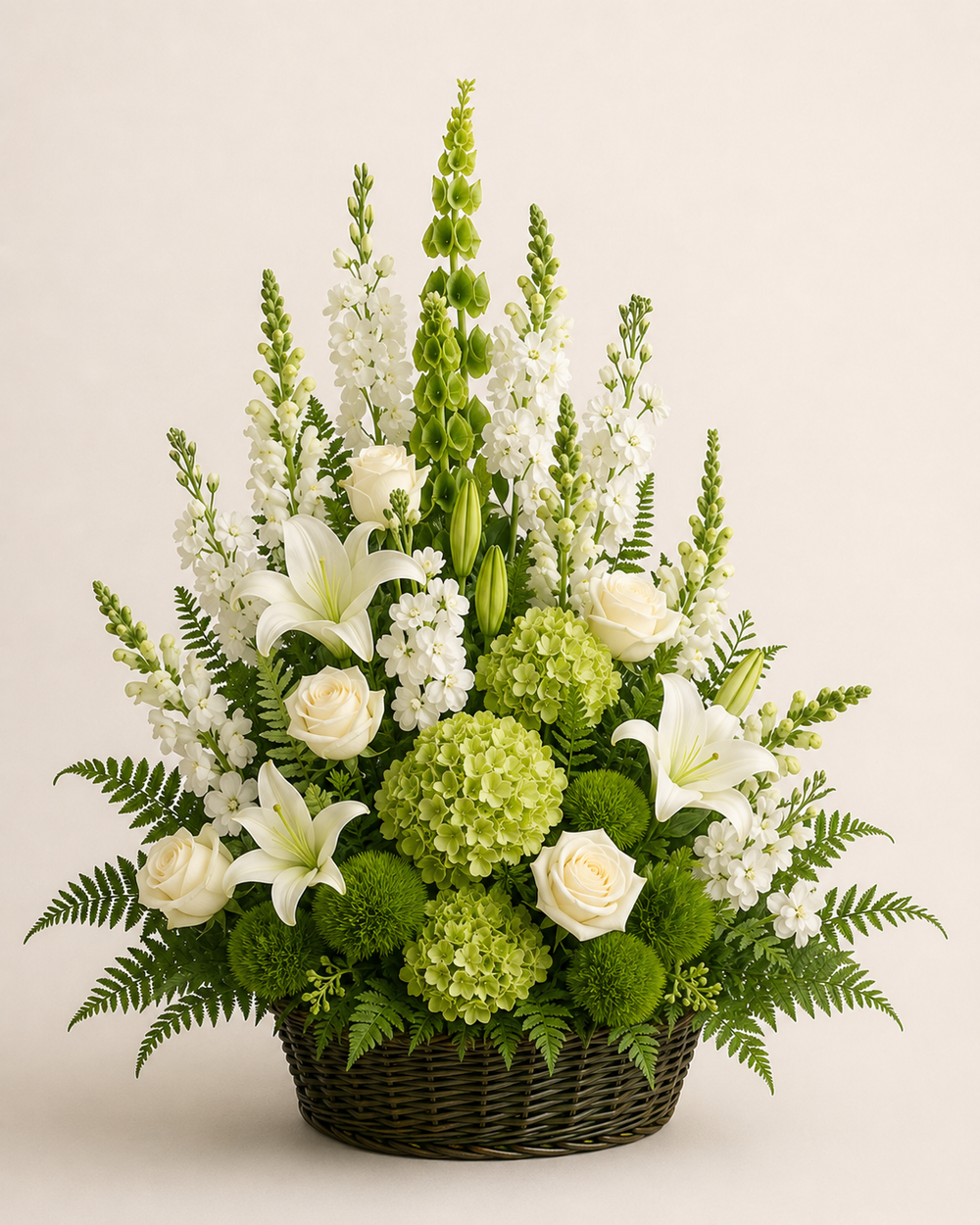 Evergreen Peace Basket — Standard