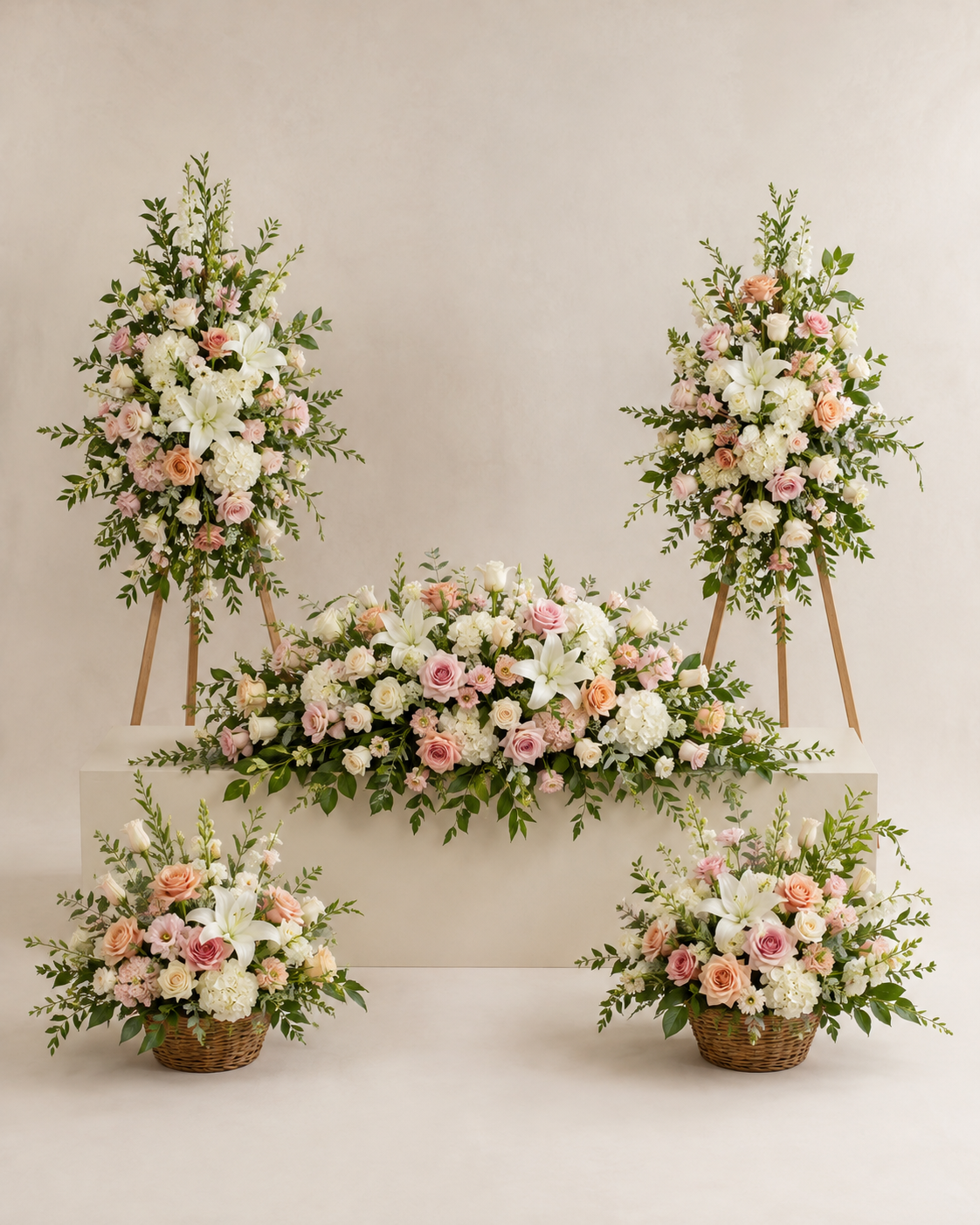 Garden Legacy Grand Collection sympathy floral set