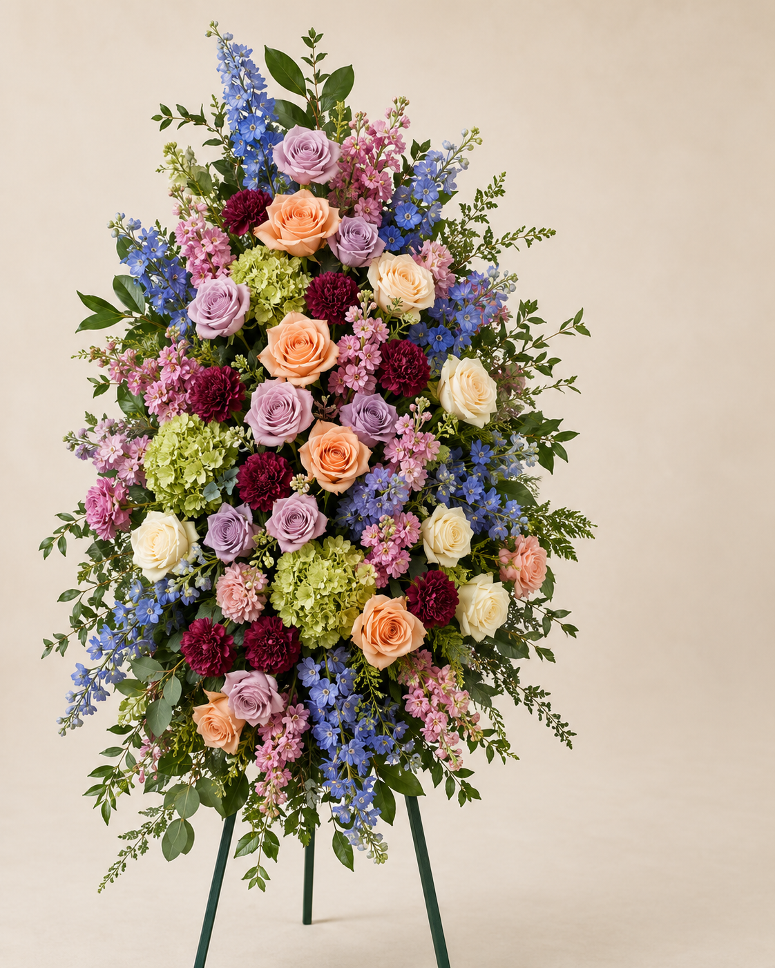 Heritage Garden Tapestry standing funeral spray