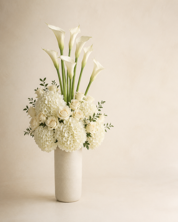 Ivory Calla Column
