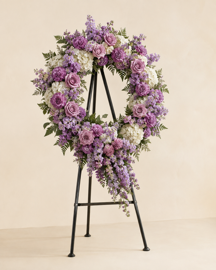 Lilac Horizon Wreath