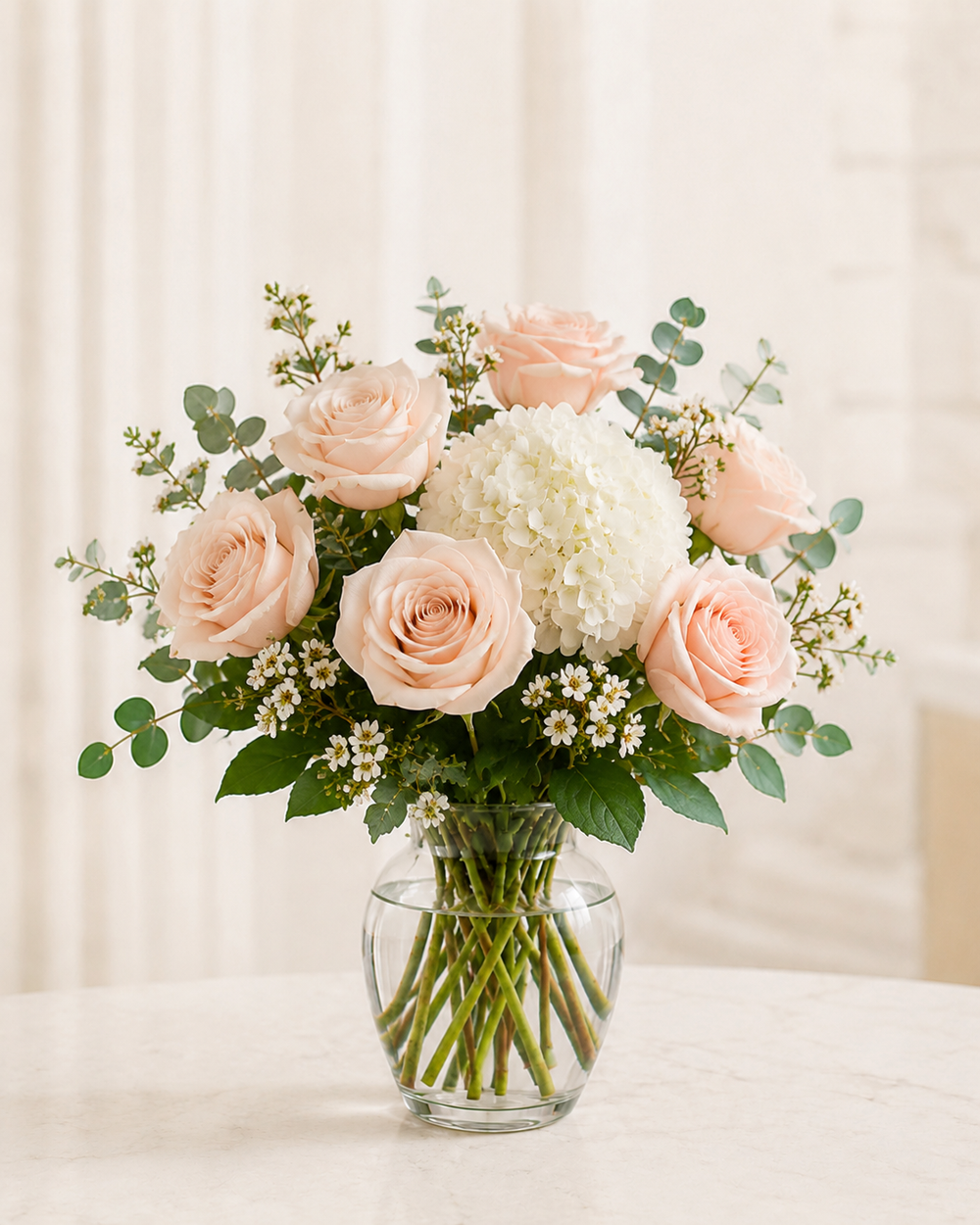 Pink Champagne Bouquet - Standard size