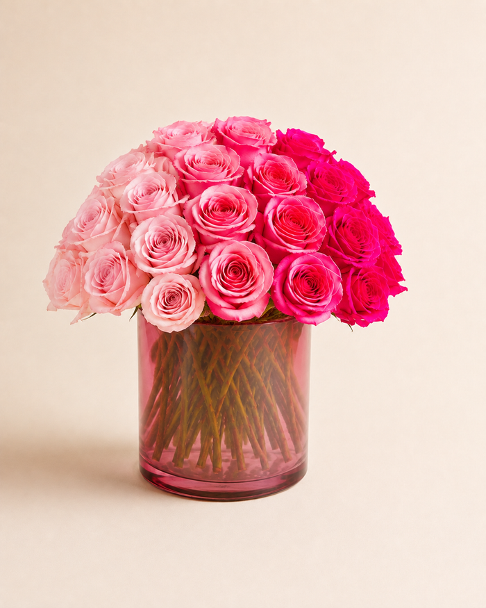 Pink Ombre Rose Atelier