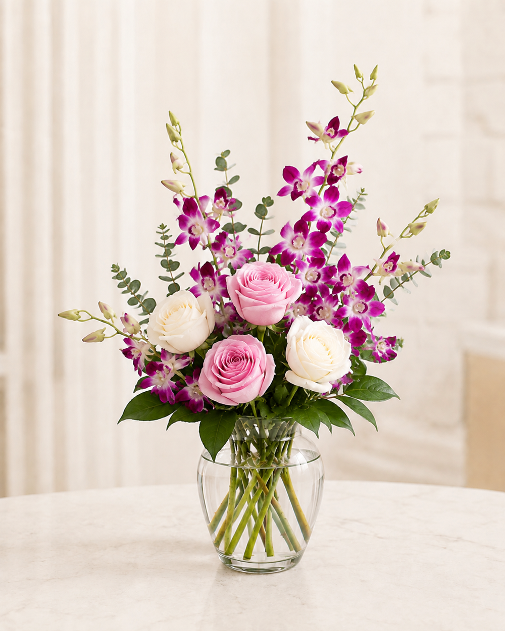 Pink Orchid Elegance Bouquet - Standard size