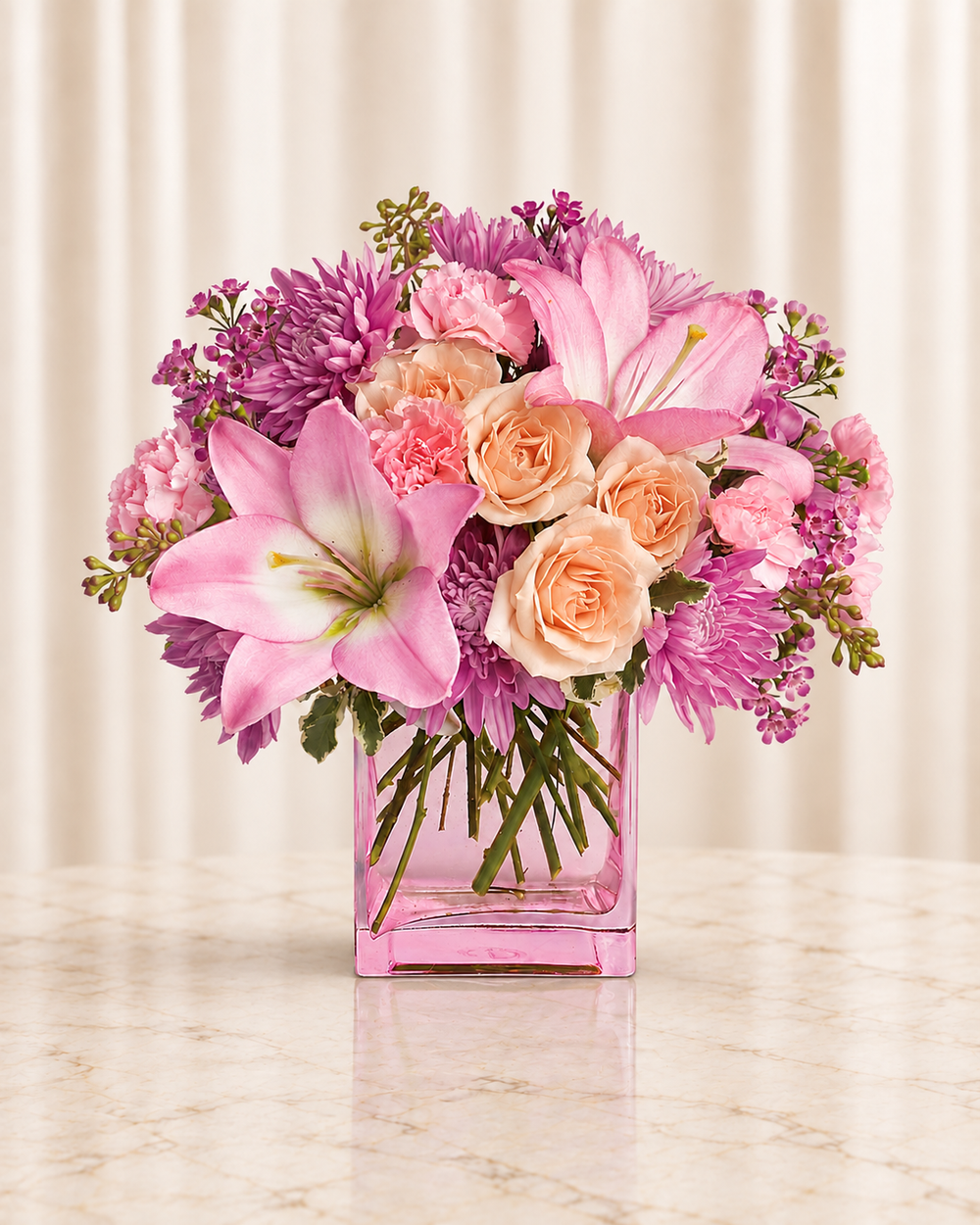 Possibly Pink — Standard — cream background