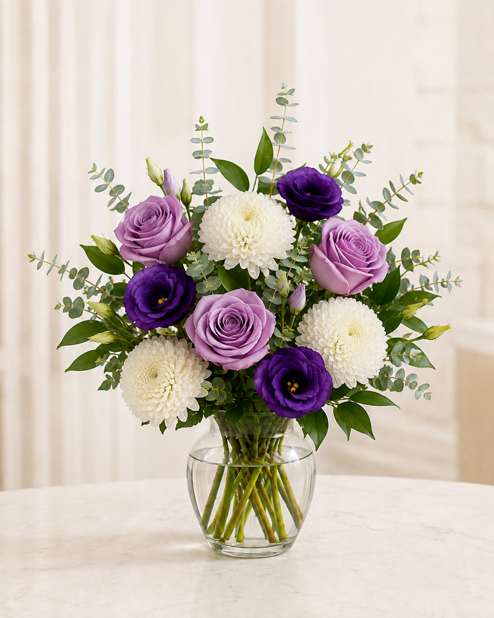 Purple Passion Garden Bouquet - Standard size