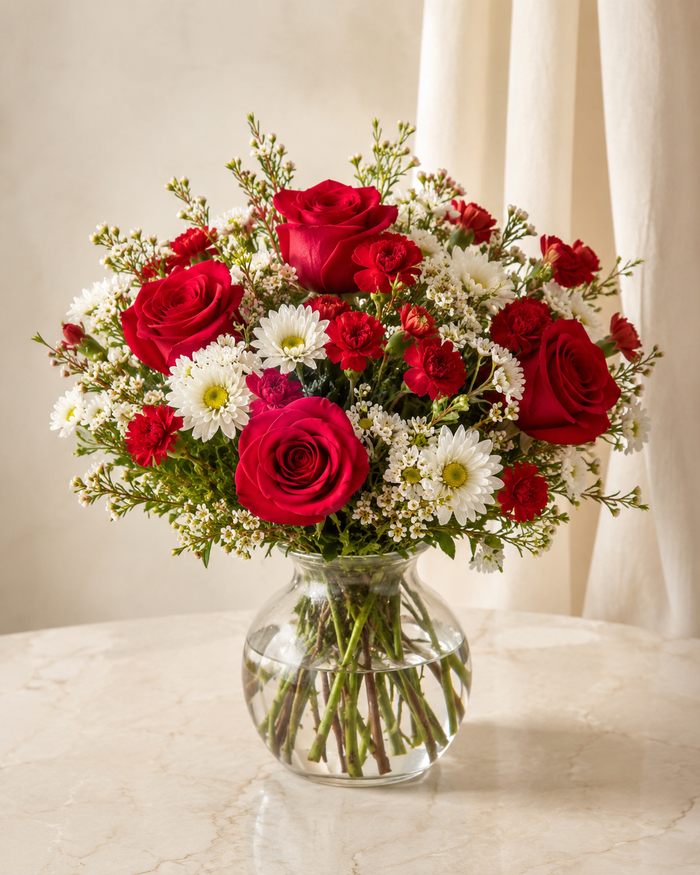 Scarlet Serenade Bouquet