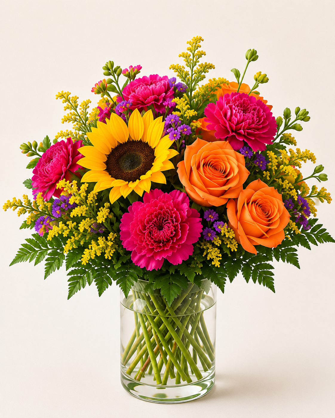 Sunny Celebration Standard floral arrangement by Floral Masters