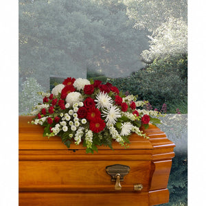 Strength and Wisdom Casket Spray — Standard — setting view