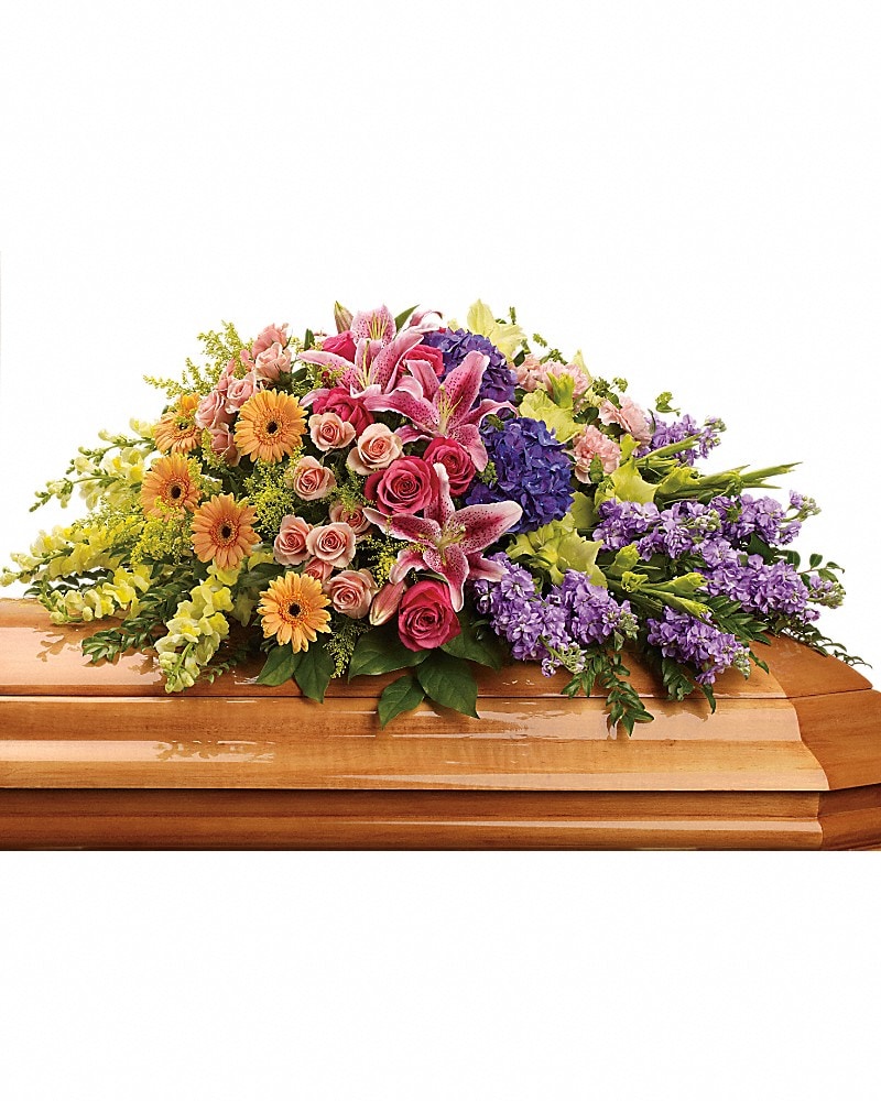 Garden of Sweet Memories Casket Spray — Standard