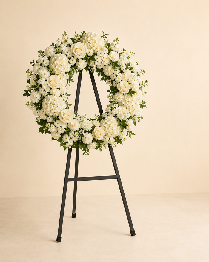 Unbroken Ivory Wreath