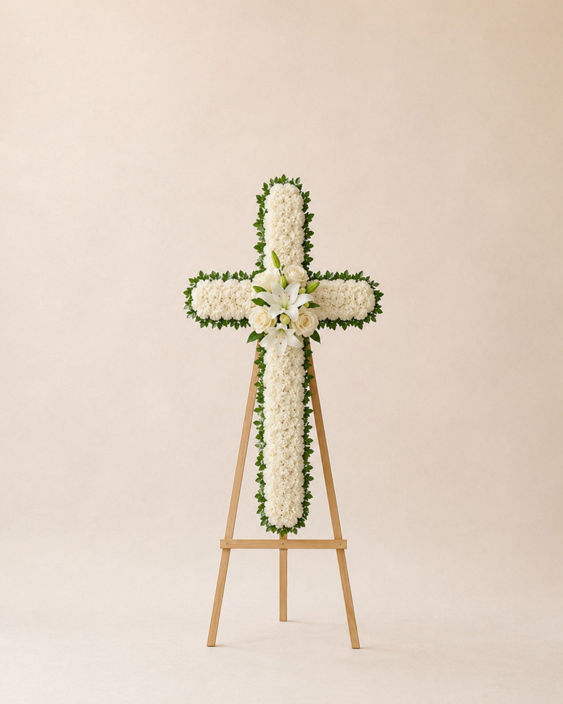 White Garden Cross — Standard 36 x 20 inches